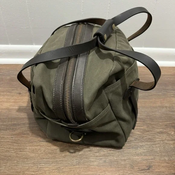 Filson Rugged Twill Small Duffle Bag Otter Green READ NO‎ STRAP YKK